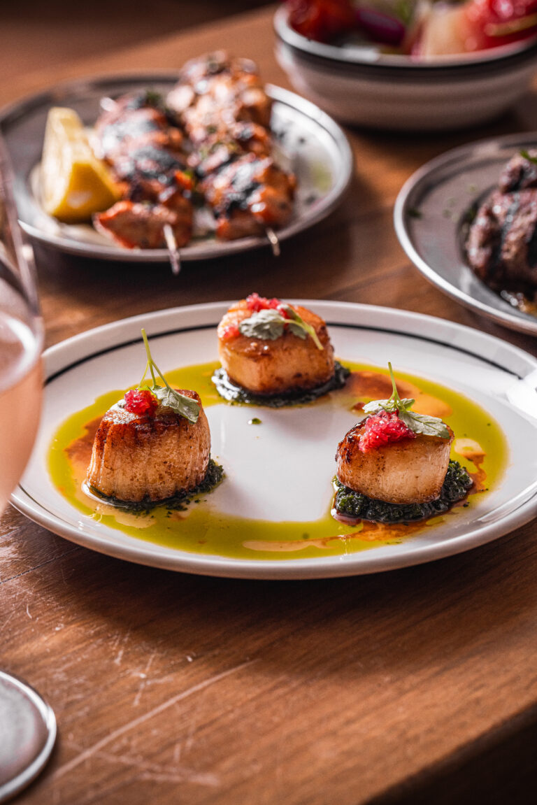 Scallops The Grumpy Baker Potts Point dinner