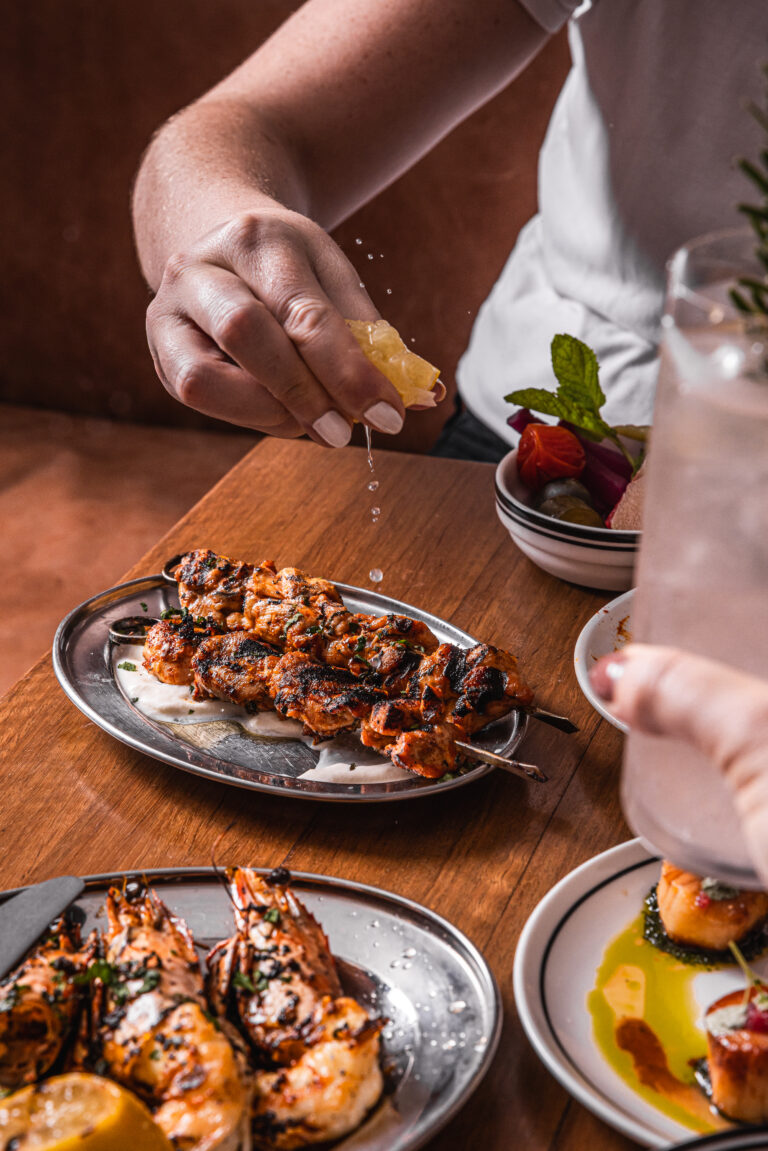 Skewers The Grumpy Baker Potts Point dinner